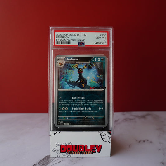 2023 POKEMON OBF EN-OBSIDIAN FLAMES #130 UMBREON EB GAMES EXCLUSIVE