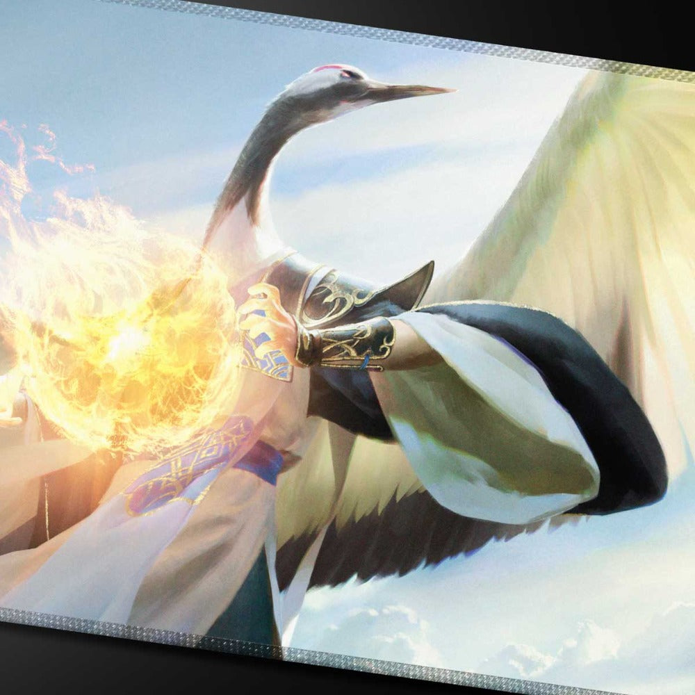 Commander Series 5 Black Stitched Playmat Kykar Wind's Fury