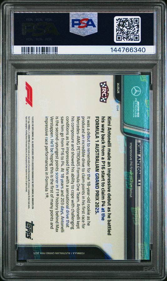 2025 TOPPS NOW FORMULA 1 #14 KIMI ANTONELLI